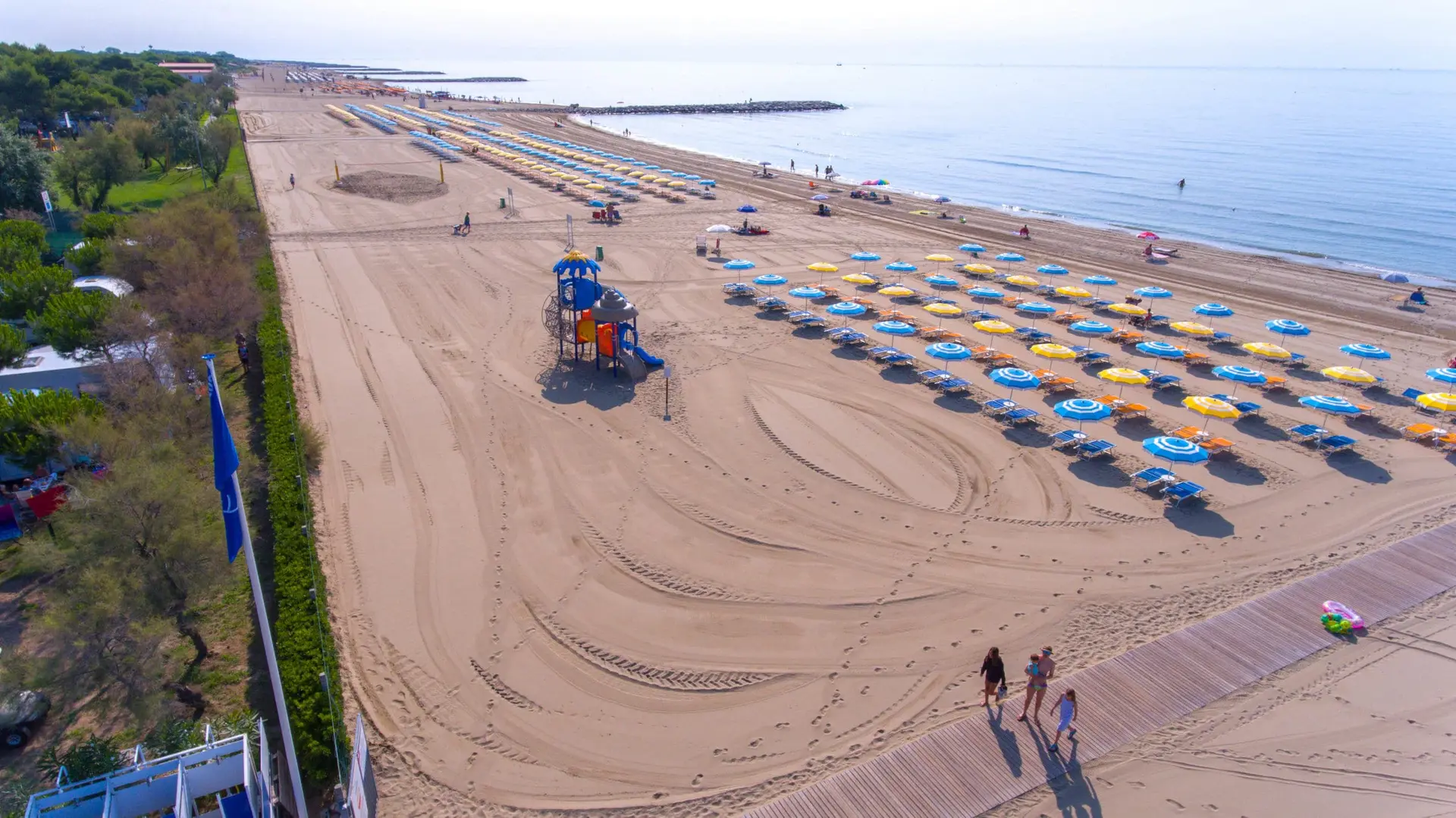 Beachhandball Cup in Italien - Wunderschöner, breiter Sandstrand